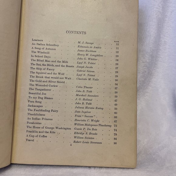 Brooks's Readers: Sixth, Seventh, and Eighth Years (Vintage, 1906, Hardcover) - Picture 7 of 9